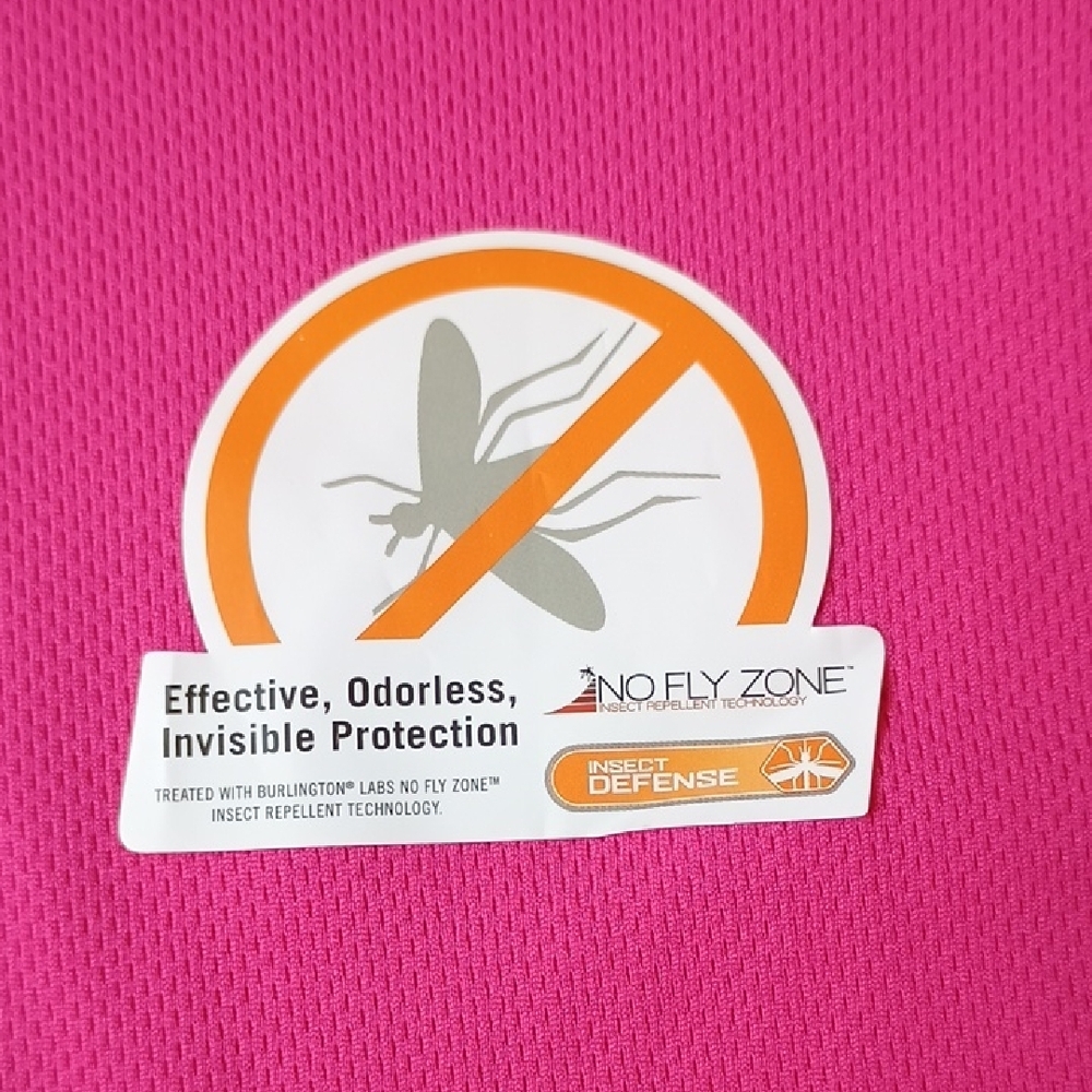 Cabela's Pink Fusion Knit Hooded Pullover Insect Defense No Fly Zone - Picture 3 of 10